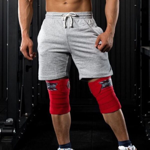 Premium T-Fit Knee Wraps – Red