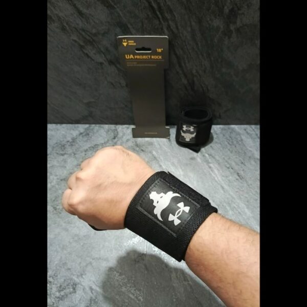 Under Armour Project Rock Wrist Wraps – 18" |