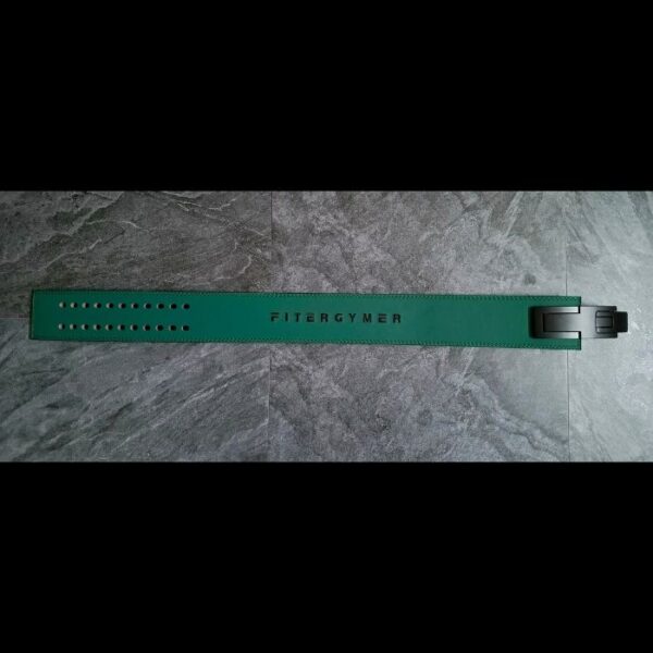 FITER GYMER ARMY GREEN – Lever Leather Power Lifting 11MM Belt