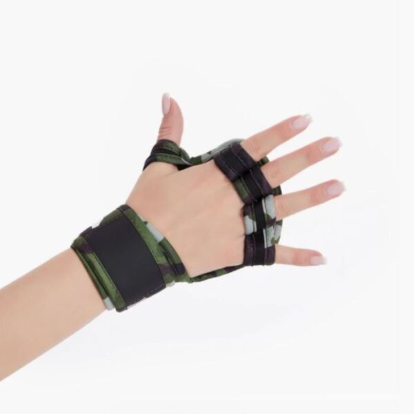 Weight Lifting Gym Gloves – Camo Design with Wrist Support & Palm Protection