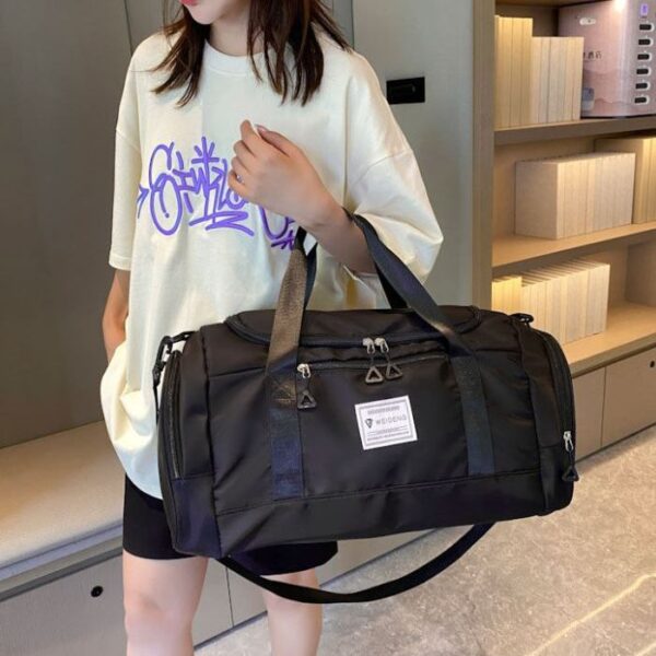 Fitness GYM & Travel Bag- Black