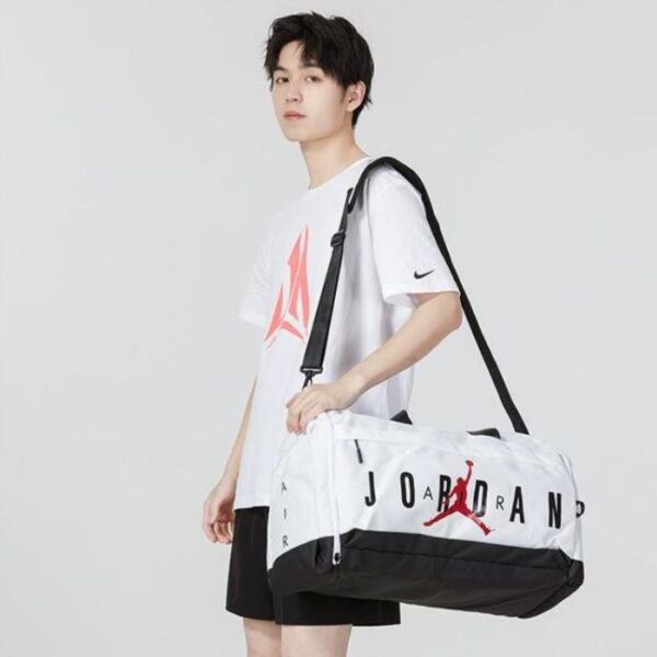 Air Jordan Fitness Gym & Travel Bag  Large Capacity - WHITE
