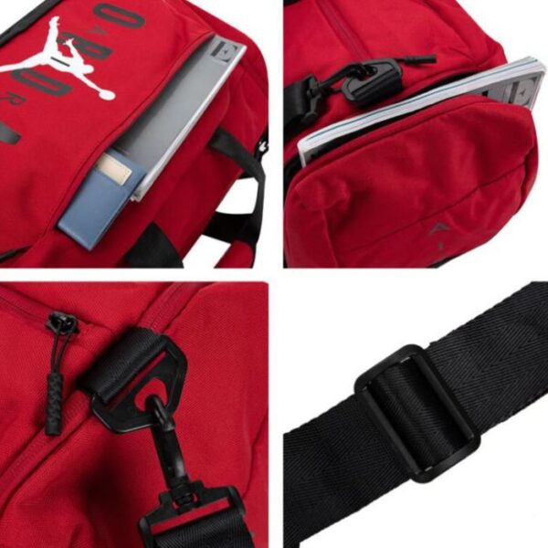 Air Jordan Fitness Gym & Travel Bag  Large Capacity - RED