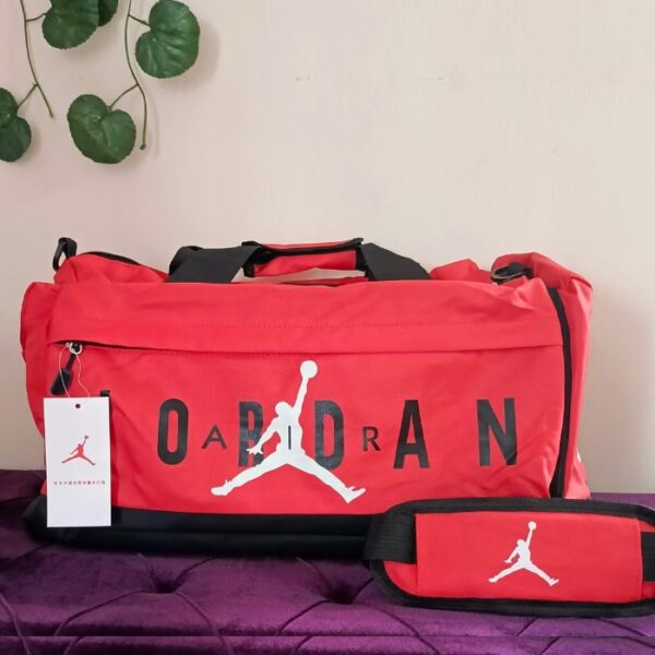 Air Jordan Fitness Gym & Travel Bag  Large Capacity - RED