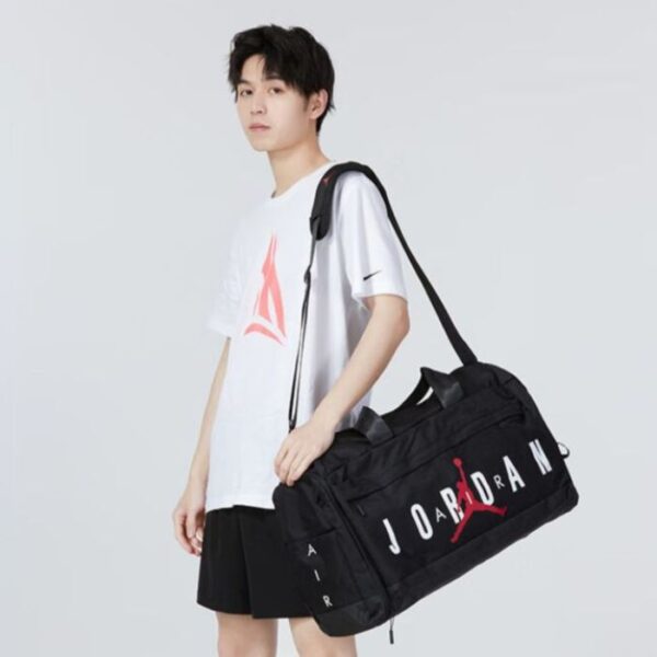 Air Jordan Fitness Gym & Travel Bag  Large Capacity - BLACK