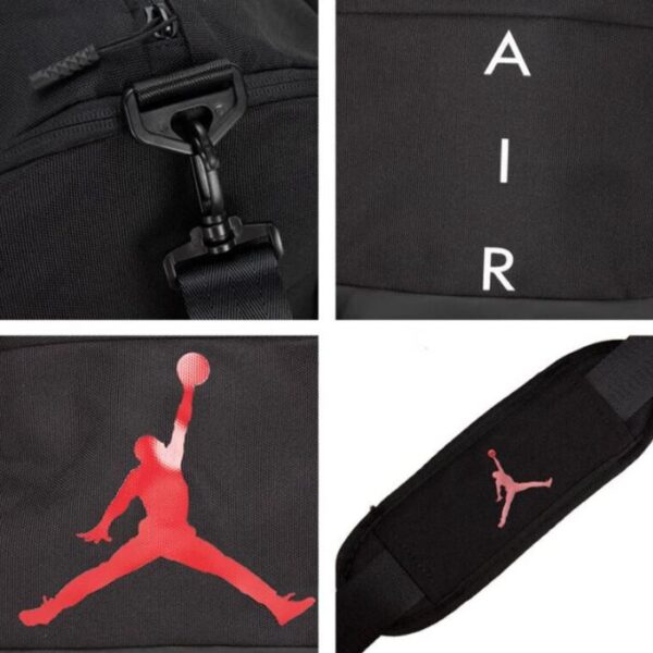 Air Jordan Fitness Gym & Travel Bag  Large Capacity - BLACK