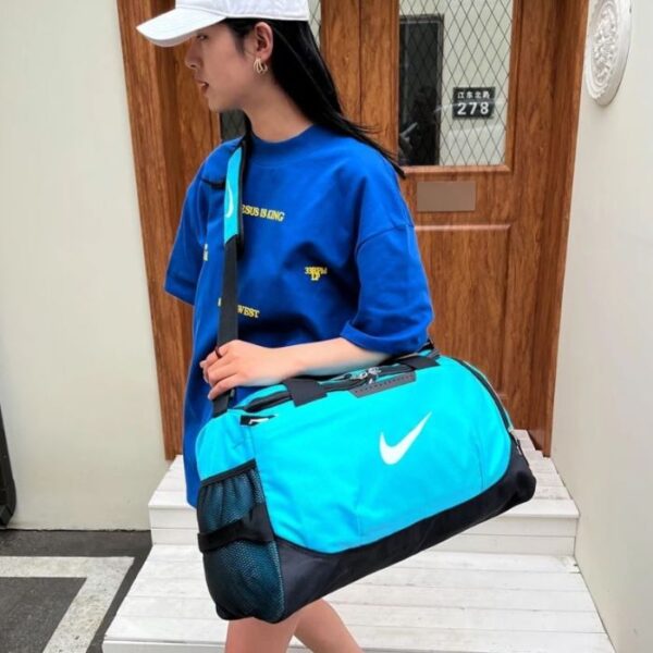 Nike Sports Training Duffel Bag Gym & Travel- SKY BLUE
