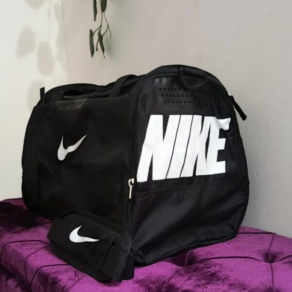 Nike Sports Training Duffel Bag Gym & Travel- BLACK