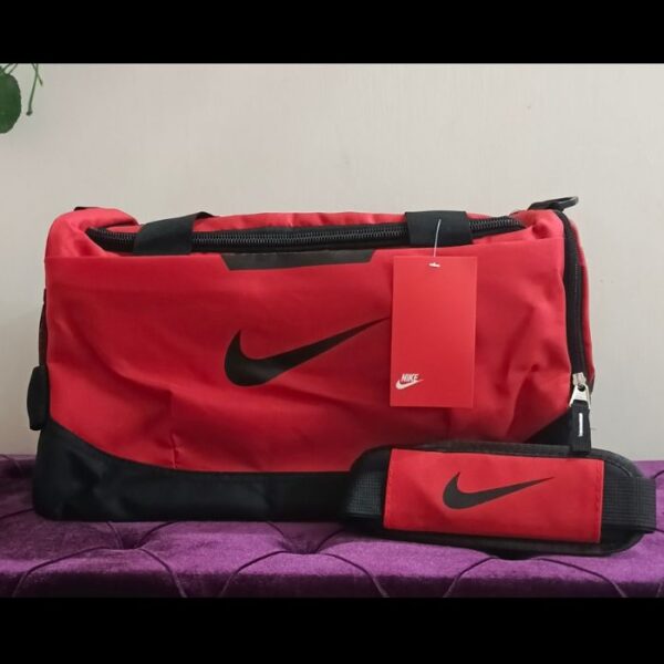 Nike Sports Training Duffel Bag Gym & Travel- RED