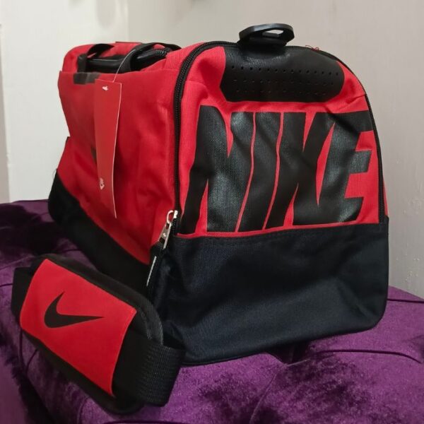 Nike Sports Training Duffel Bag Gym & Travel- RED