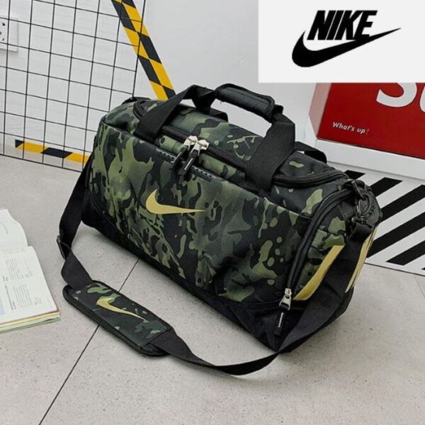 Nike CAMO Sports Training Duffel Bag Gym & Travel- CAMO