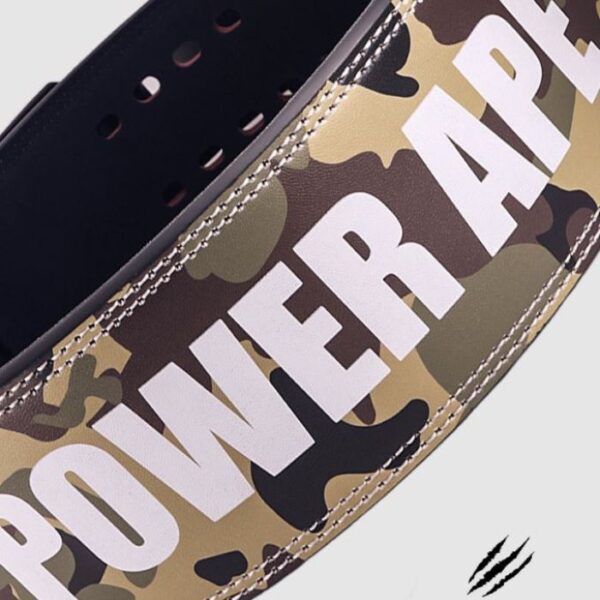 Lever Leather Power Lifting 13mm BELT- CAMO