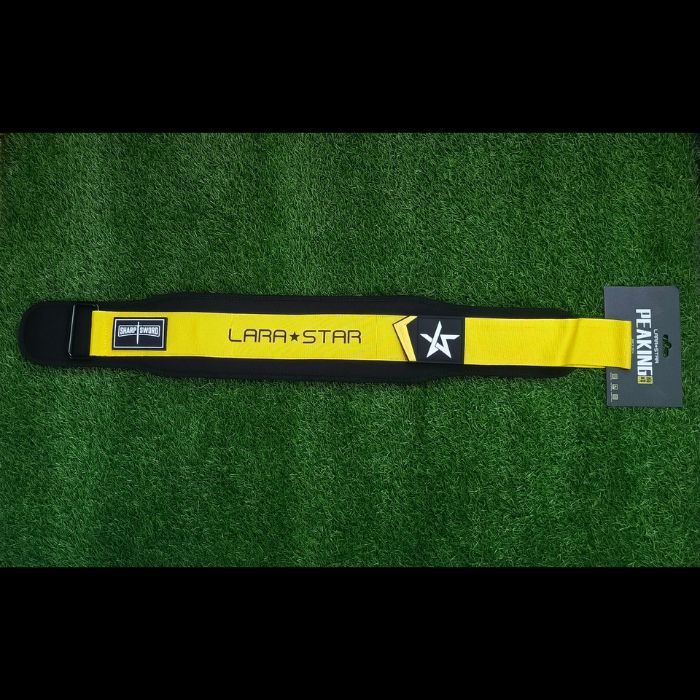 LARA★STAR Weight Lifting Belt – YELLOW