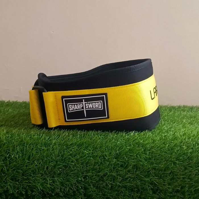 LARA★STAR Weight Lifting Belt – YELLOW