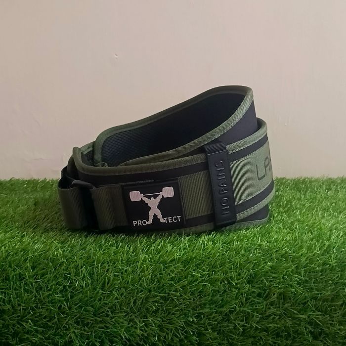 LARA * STAR Army Green Weight Lifting Belt