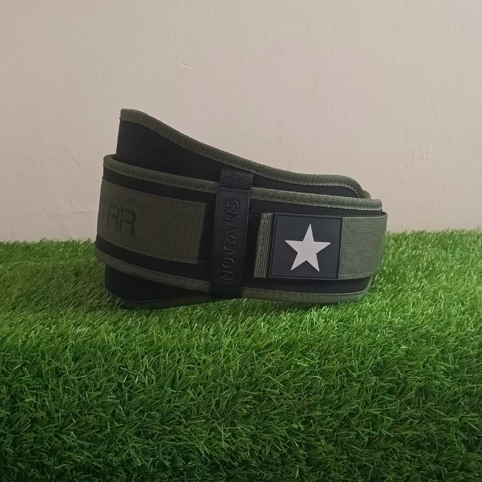 LARA * STAR Army Green Weight Lifting Belt