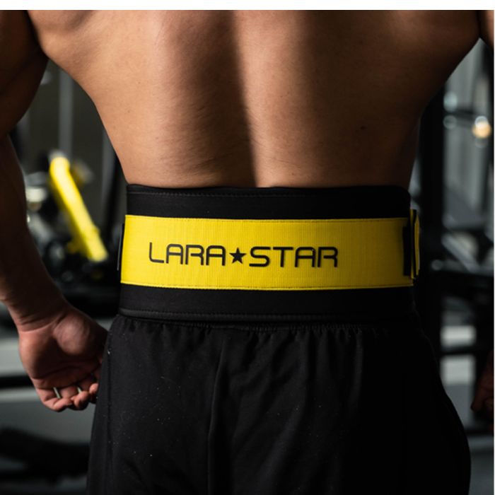 LARA★STAR Weight Lifting Belt – YELLOW