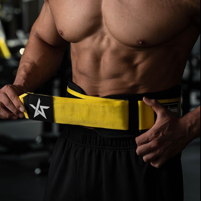 LARA★STAR Weight Lifting Belt – YELLOW