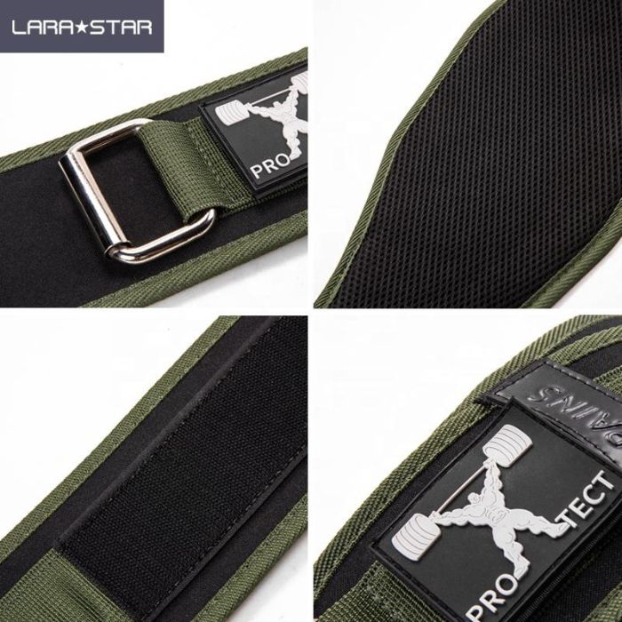 LARA * STAR Army Green Weight Lifting Belt