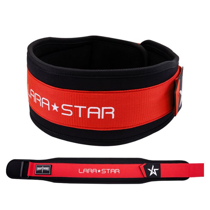 LARA★STAR Weight Lifting Belt – RED
