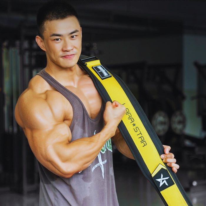 LARA★STAR Weight Lifting Belt – YELLOW