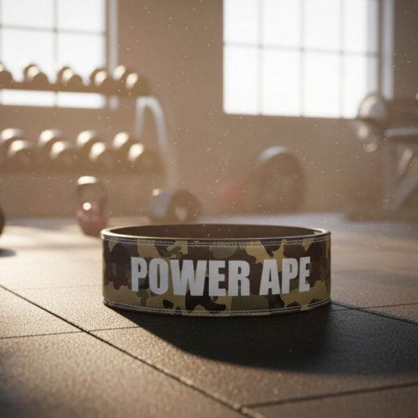 Lever Leather Power Lifting 13mm BELT- CAMO