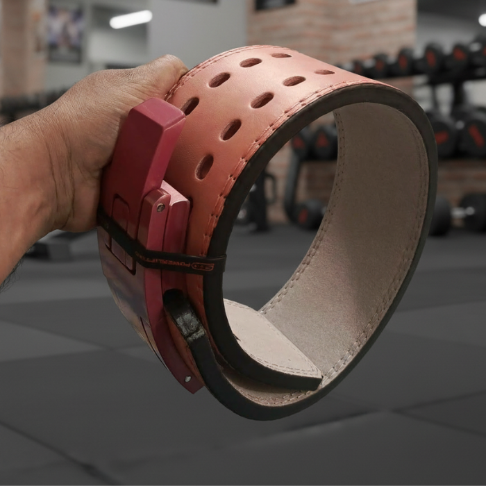 Lever Leather Power Lifting 13mm BELT- ROGUE ROSE