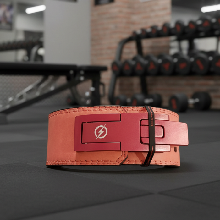 Lever Leather Power Lifting 13mm BELT- ROGUE ROSE