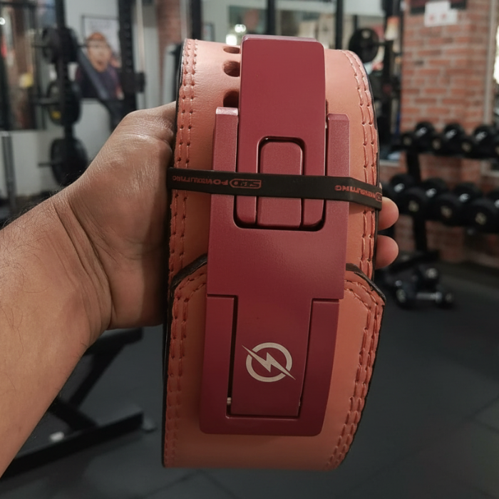 Lever Leather Power Lifting 13mm BELT- ROGUE ROSE