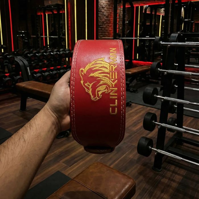 Weight Lifting Belt Advanced Back Support & Power Stability- RED