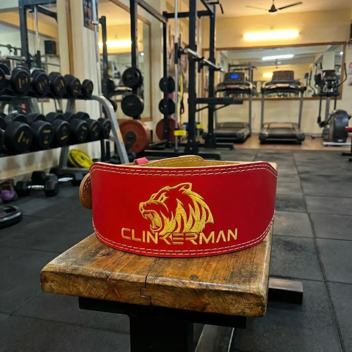 Weight Lifting Belt Advanced Back Support & Power Stability- RED