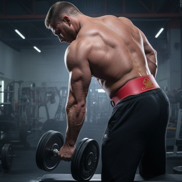 Weight Lifting Belt Advanced Back Support & Power Stability- RED