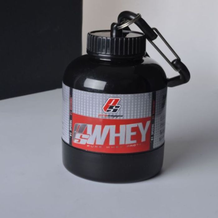 PS WHEY 200 ML Protein Powder Container- Red