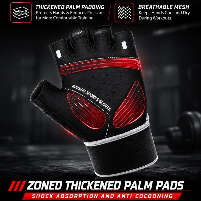 Gounod Gl074 Fitness Half-Finger Gloves