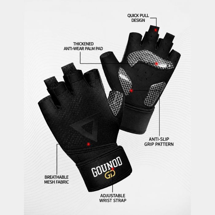 GOUNOD GL047 Fitness Half Finger Gloves