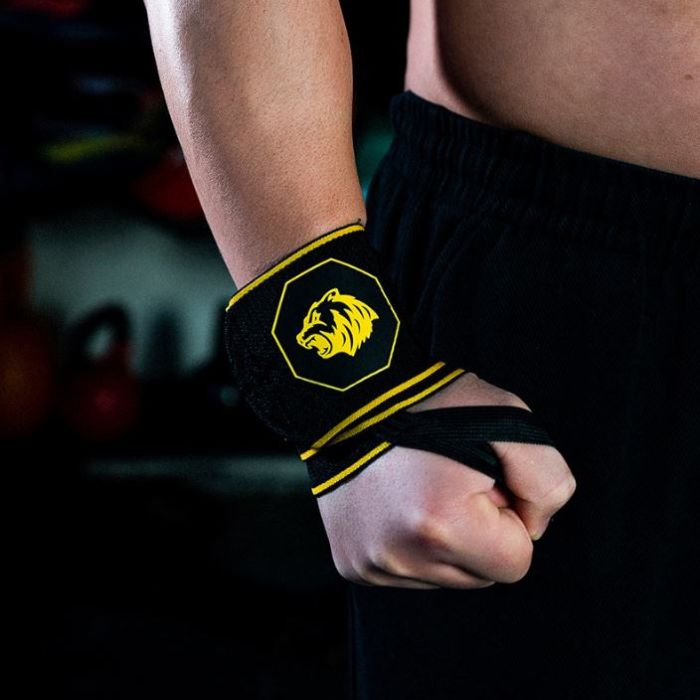 CLINGERMAN Wrist Wraps Anti-slip Silicone- BLACK GOLD