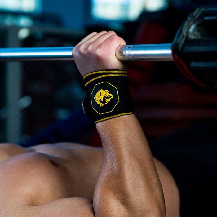 CLINGERMAN Wrist Wraps Anti-slip Silicone- BLACK GOLD