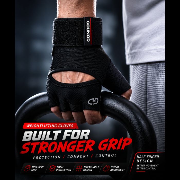 Gounod Gl085 Sports Gloves – Half-Finger Fitness Gloves