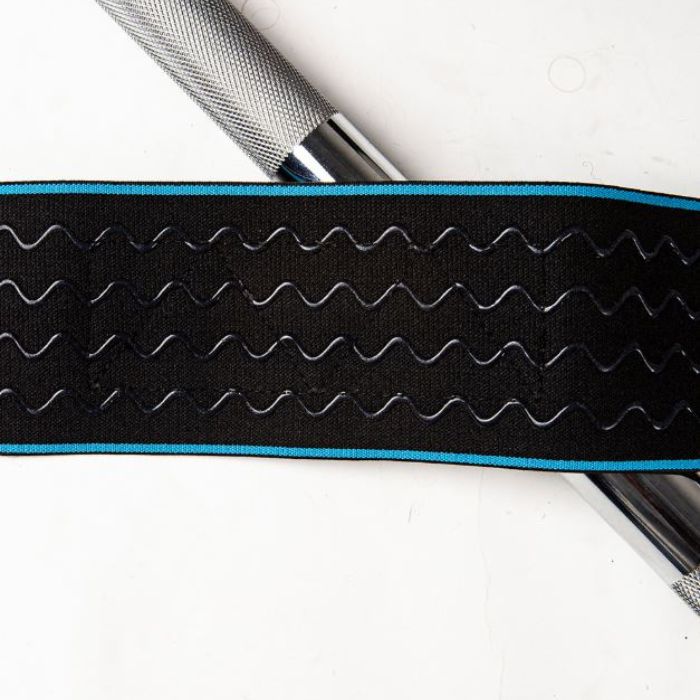 Clinkerman Knee Wraps Non-Slip Silicone- BLACK BLUE