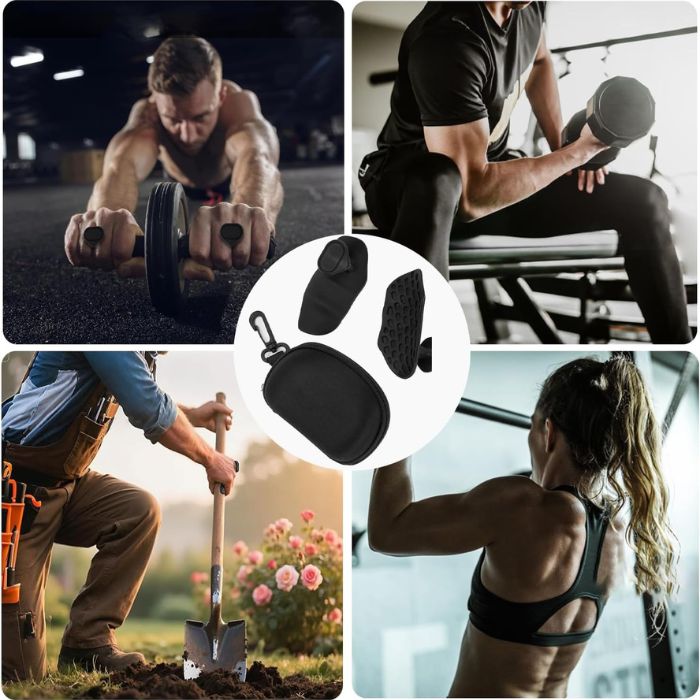 Weightlifting Non-Slip Grips- BLACK