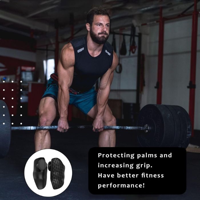 Weightlifting Non-Slip Grips- BLACK