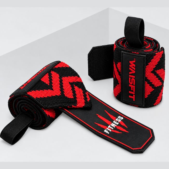 Premium Wrist Wraps- BLACK RED
