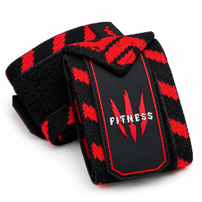 Premium Wrist Wraps- BLACK RED