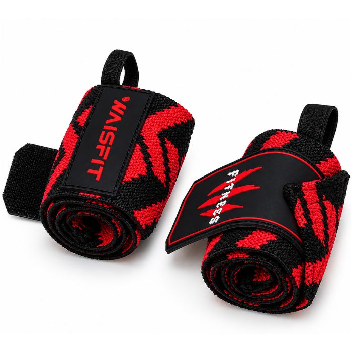 Premium Wrist Wraps- BLACK RED