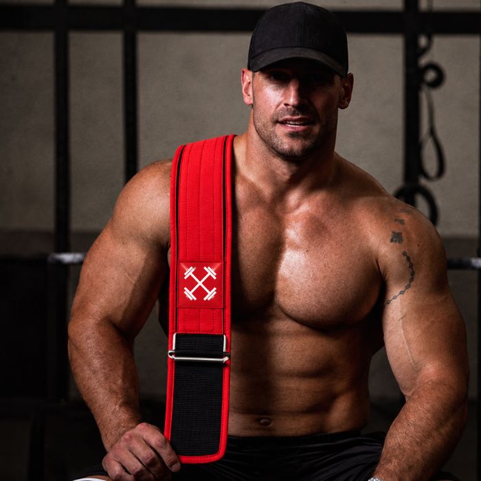 Eva Strength Weightlifting Belt Waist Protector- RED