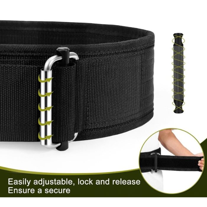 Eva Strength Weightlifting Belt Waist Protector- BLACK
